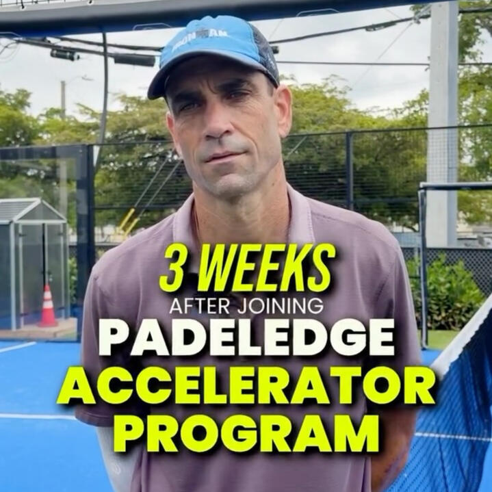 3 weeks into the PadelEdge Accelerator Program. When Manu joined, his vibora was one of the shots creating the most problems in his matches. Through match analysis, we identified the real issue, worked on the movement pattern behind it, and focused...
