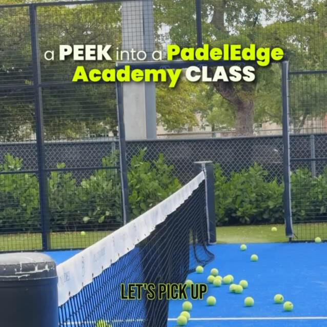 A peek into a PadelEdge Academy session. Guided by Guille, working through real game situations, corrections, and constant feedback on court. This is how our sessions look day to day.